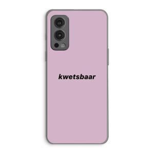 kwetsbaar: OnePlus Nord 2 5G Transparant Hoesje