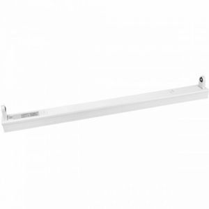 LED TL Armatuur T8 - Aigi Dybolo - 60cm Enkel - IP20 - Mat Wit - Staal