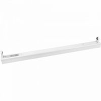 LED TL Armatuur T8 - Aigi Dybolo - 60cm Enkel - IP20 - Mat Wit - Staal