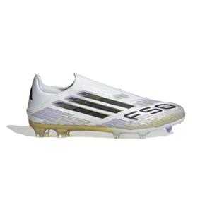 adidas F50 League Veterloze Gras / Kunstgras Voetbalschoenen (MG) Wit Zwart Goud