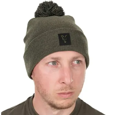 Fox Fox Collection Bobble Hat Green/Black