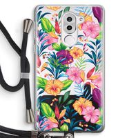 Tropisch 2: Honor 6X Transparant Hoesje met koord