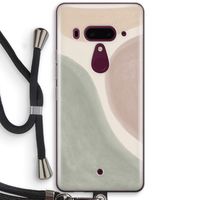 Geo #6: HTC U12+ Transparant Hoesje met koord