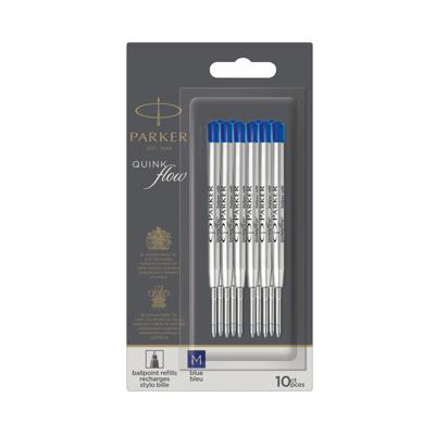 Balpenvulling parker quinkflow m 10st blauw | 12 stuks Balpenvulling parker quinkflow m 10st blauw | 12 stuks
