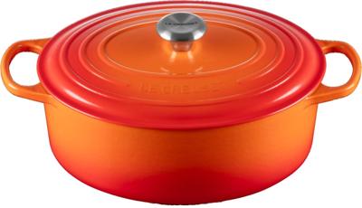 Le Creuset Braadpan Signature ovaal Oranjerood ø 29 cm / 4,7 liter