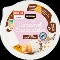 Jumbo Salted Caramel Stracciatella 70 g Bevat Alcohol