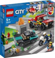 Lego city - 60319 brandweer & politie achtervolging Lego city - 60319 brandweer & politie achtervolging
