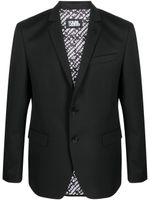 Karl Lagerfeld blazer Clever à simple boutonnage - Noir - thumbnail