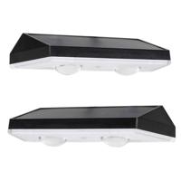 LED&apos;s Light Deco Solar Buitenlamp - Schuttingverlichting - 2 stuks