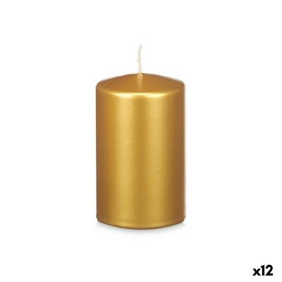 Kaars Acorde Gouden 9 x 15 x 9 cm (12 Stuks)