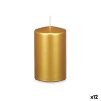 Kaars Acorde Gouden 9 x 15 x 9 cm (12 Stuks)