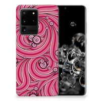 Samsung Galaxy S20 Ultra Hoesje maken Swirl Pink