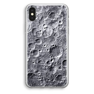 Maanlandschap: iPhone X Transparant Hoesje