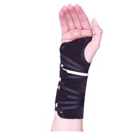 Basko Selection Wrist Soft - Polsorthese Zonder Duim - M - Links - Zwart Basko Selection Wrist Soft - Polsorthese Zonder Duim - M - Links - Zwart