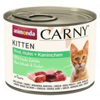 ANIMONDA Carny Kitten Beef, chicken and rabbit - nat kattenvoer - 200g