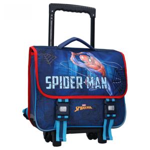 Vadobag Spider-Man Keep on Moving trolley/rugtas - blauw - 38 x 31 x 15 cm - kinderen