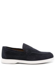 Doucal's mocassins en daim - Bleu