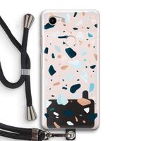 Terrazzo N°13: Pixel 3 Transparant Hoesje met koord