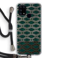 Moroccan tiles: Samsung Galaxy M31 Transparant Hoesje met koord