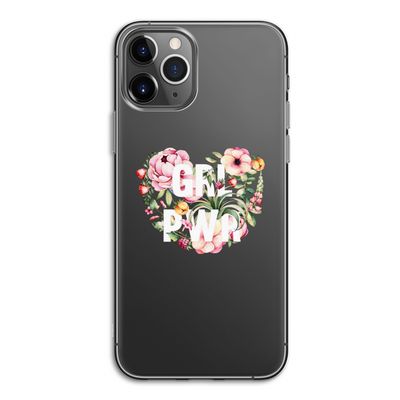 GRL PWR Flower: iPhone 11 Pro Transparant Hoesje