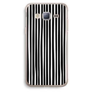 Stripes: Samsung Galaxy J3 (2016) Transparant Hoesje