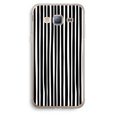 Stripes: Samsung Galaxy J3 (2016) Transparant Hoesje