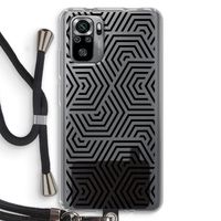 Magic pattern: Xiaomi Redmi Note 10S Transparant Hoesje met koord