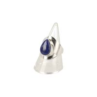 Zilveren Ring met Lapis Lazuli (Model 4) - thumbnail