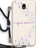 Sterren: Samsung Galaxy J7 (2017) Transparant Hoesje met koord