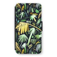Tropical Palms Dark: iPhone 11 Flip Hoesje