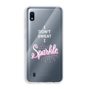 Sparkle quote: Samsung Galaxy A10 Transparant Hoesje