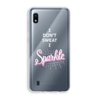 Sparkle quote: Samsung Galaxy A10 Transparant Hoesje