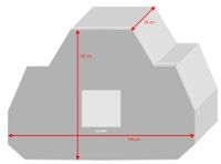 Ds covers Fietsdragerhoes EAGLE II geschikt voor 2 fietsen zwart