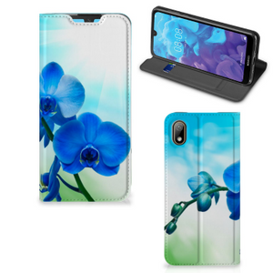 Huawei Y5 (2019) Smart Cover Orchidee Blauw - Cadeau voor je Moeder