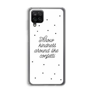 Confetti: Samsung Galaxy A12 Transparant Hoesje
