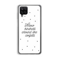 Confetti: Samsung Galaxy A12 Transparant Hoesje