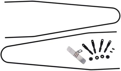 CONTEC spatbordstangen bevestigingsset "splash protect dlx" ct strut set f. splash prot. 54mm 24" black