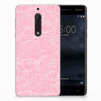 Nokia 5 | TPU Case | White Flowers
