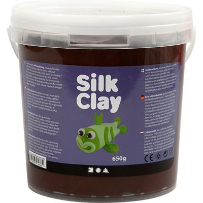 Silk Clay ®, bruin, 650 gr/ 1 emmer