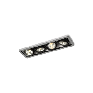 Trizo21 - R54 in GU10 zwart ring Plafondlamp