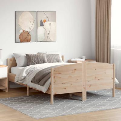 Bedframe zonder matras massief grenenhout 150x200 cm