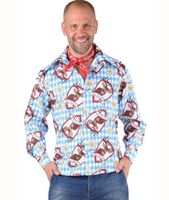 Alm Hirsch Oktoberfest blouse man - thumbnail