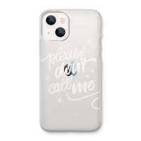 Don't call: iPhone 13 mini Transparant Hoesje