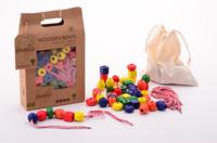 Jouéco houten rijgkralen