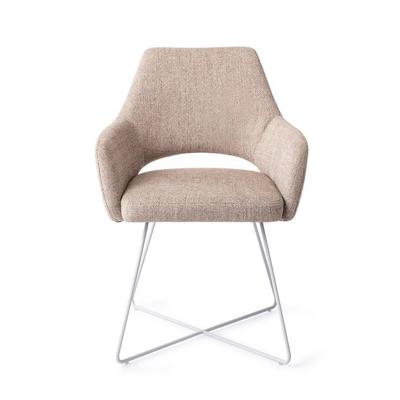 Yanai Eetkamerstoel - Cross White