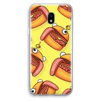 Hamburger: Samsung Galaxy J3 (2017) Transparant Hoesje Hamburger: Samsung Galaxy J3 (2017) Transparant Hoesje