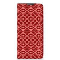 Motorola Moto E20 Hoesje met Magneet Batik Rood