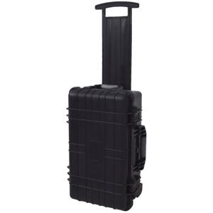 VidaXL Hardcase transportkoffer met wielen en schuimen binnenkant