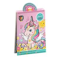Creative Craft Group Kleur en stickerboek eenhoorn