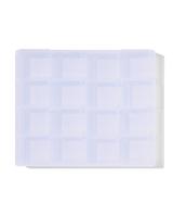 HEMA Opbergdoosje 18-vaks 21.1x17.5x2.2cm transparant